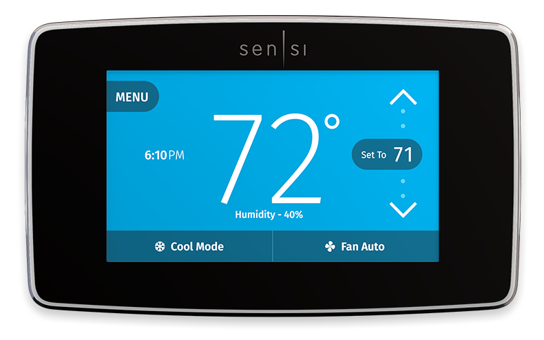 Touch (Wi-Fi) Smart Thermostat - black