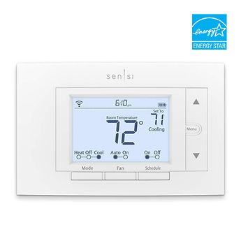 Sensi Lite Smart Programmable Wi-Fi Thermostat, Works with Alexa (ST25)